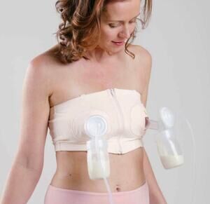 Simple Wishes Adjustable XS-L Hands Free Pumping Bra NWOT